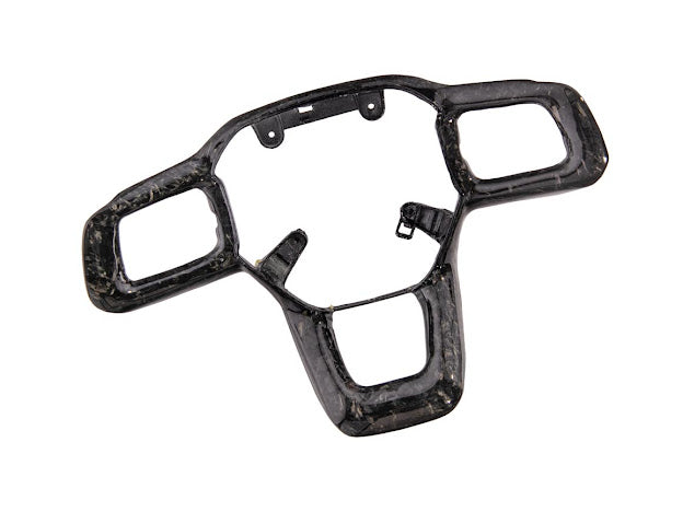 2024-Up Ford Mustang S650 | Carbon Fiber / Forged Carbon Fiber Steering Wheel Button Replacement